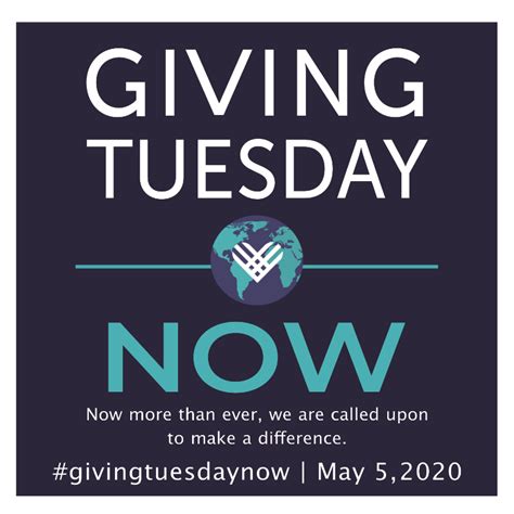 giving tuesday 2020 date
